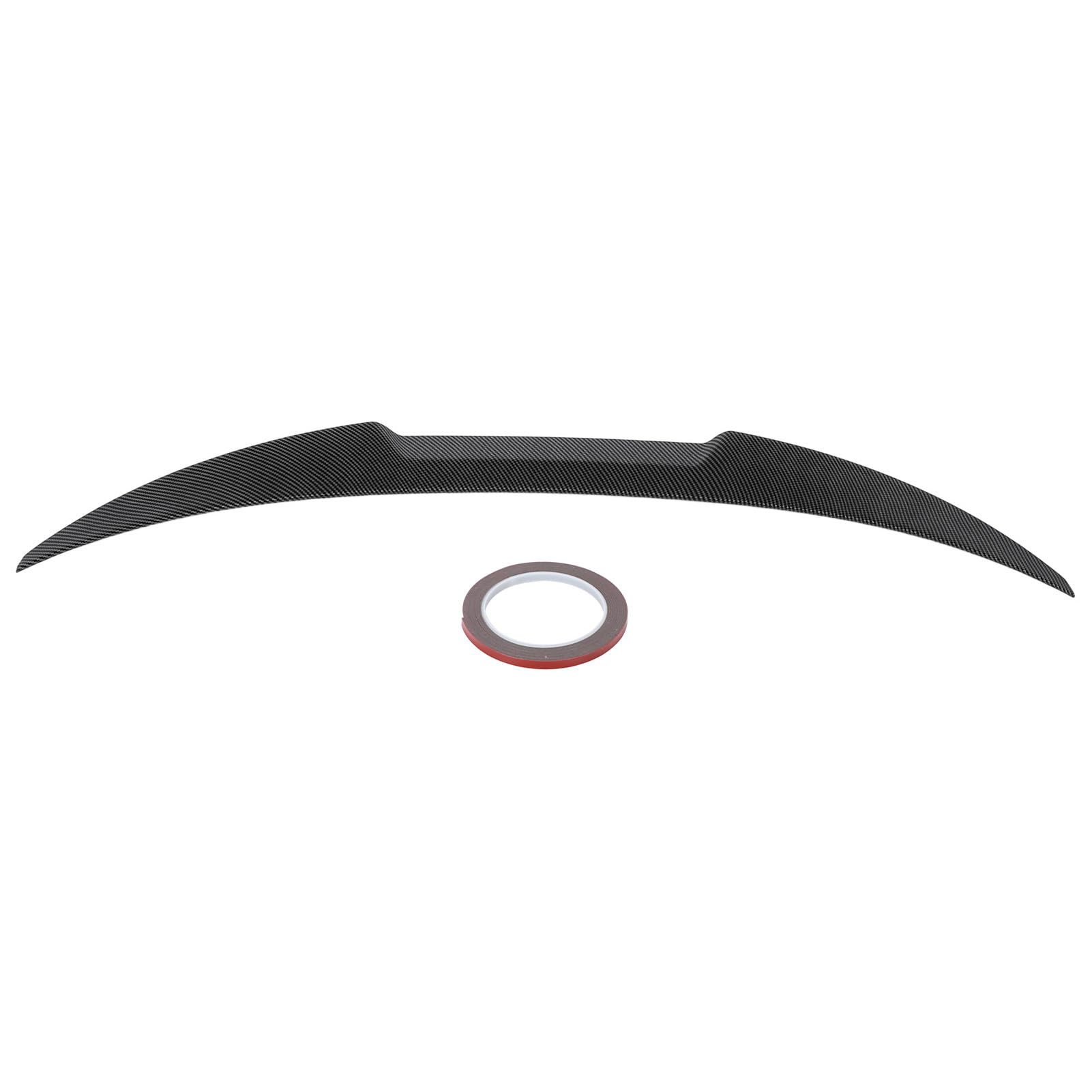 Ausla Tylna Spoiler Trunk Wing Style M4 Sporty Look Trunk Lid Spoiler do 4 Serii F36 2014-2020 Ulepszona Aerodynamika Materiał ABS Materiał ABS łatwa Instalacja (styl z włókna węglowego)