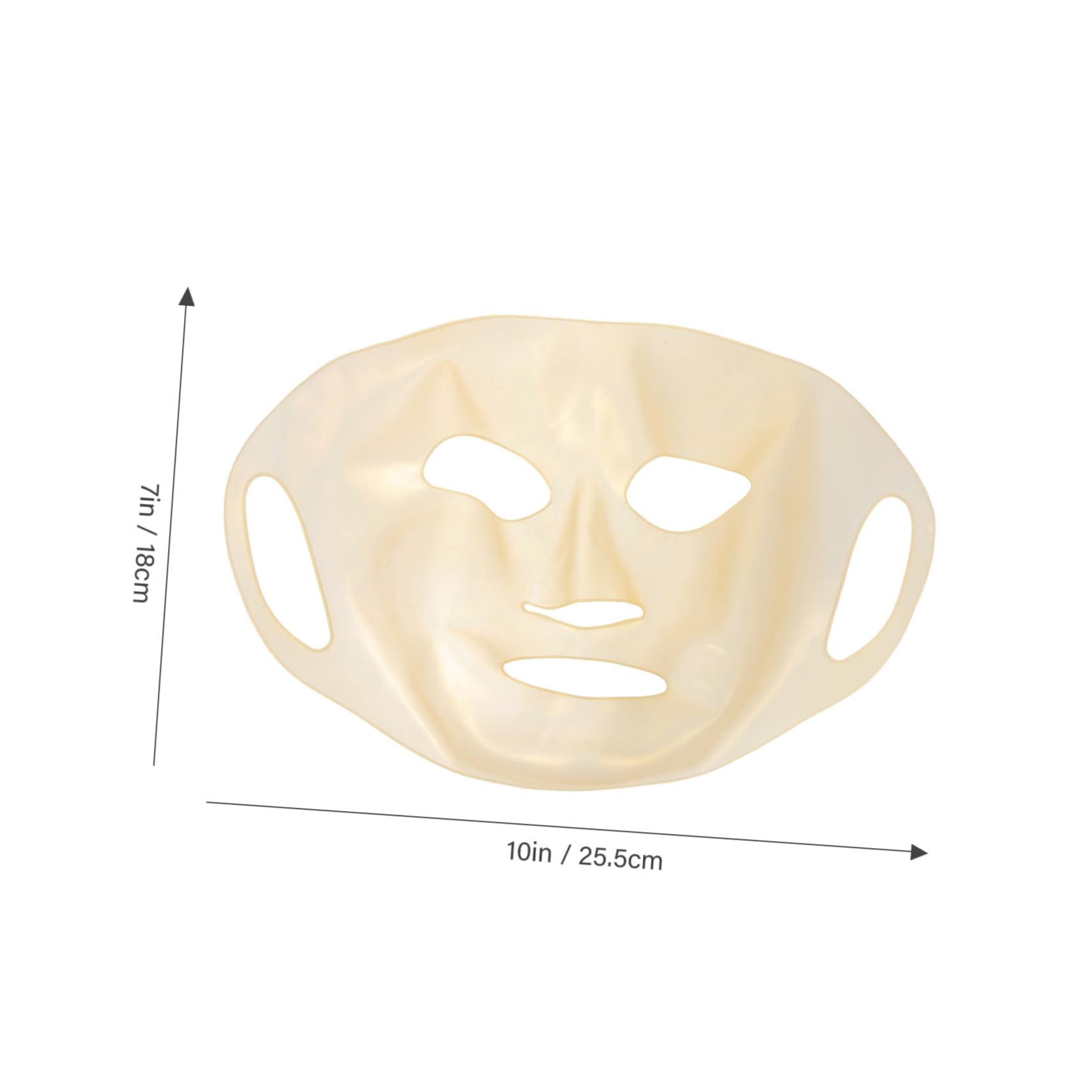 5 Set Maschere Visage Silicone Riutilizzabili Copertura Idratante Per Bellezza E Comfort Per Uso E Trattamenti Bellezza 3 Pezzi * 5