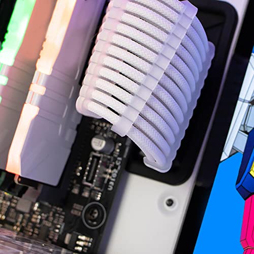 Image of 24Pieces 6 /8 /24 Pin Cable Combs Kit for 3-3.6Mm Pc Power Cables Black | Computer Cables & Connectors | Cable Ties & Organizers