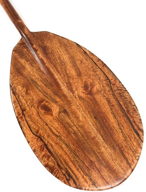 Tikimaster Owl Design Mango Decorative Paddle 60 in - Made in Hawaii | #koa6015