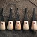 Flexcut Wood Carving Tools Beginners Palm Set of 5, FR310 Ash Hardwood Handles,1095 High Carbon Steel Blades, Box Included | Made in the U.S.A.