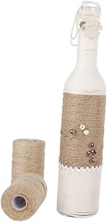 Macrame Decor Brown Decor para Cuartos Burlap Natural Twine Cord Jute Cord Twine String for Crafts Decorate Rope Jute Thread DIY Jute Rope Natural Twine String for Arts Hesse Jute Twine