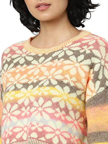 Image of Only Women's Acrylic Blend Round Neck Sweater