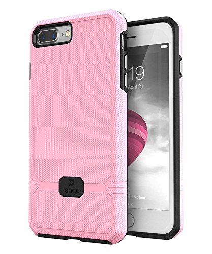 iPhone 8 Plus Case, iPhone 7 Plus Case, Slim Shock-absorbing Modern Slim Non-slip Grip Cell Phone Cases for Apple iPhone 7/8 Plus (Pink)