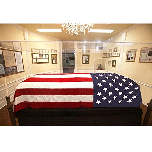 Drapeau USA en coton Anley pour cérémonies et commémorations - 5