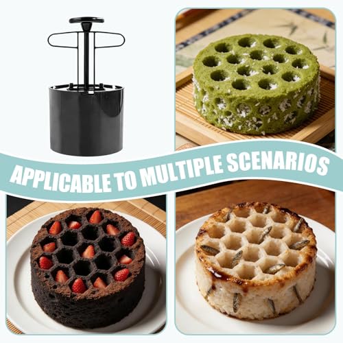Moldes para hornear antiadherente con forma de panal para pasteles y postres 5