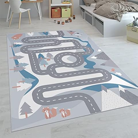 Alfombra infantil Paco Home pelo corto 80x150cm Cover