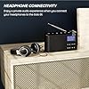 DAB/DAB+ & FM Portable Digital Radio | Bluetooth | Rechargeable Battery | Dual Alarms & Sleep Timer | Perfect for Home, Office or Outdoors | AZATOM Solo B1 (Black) #5