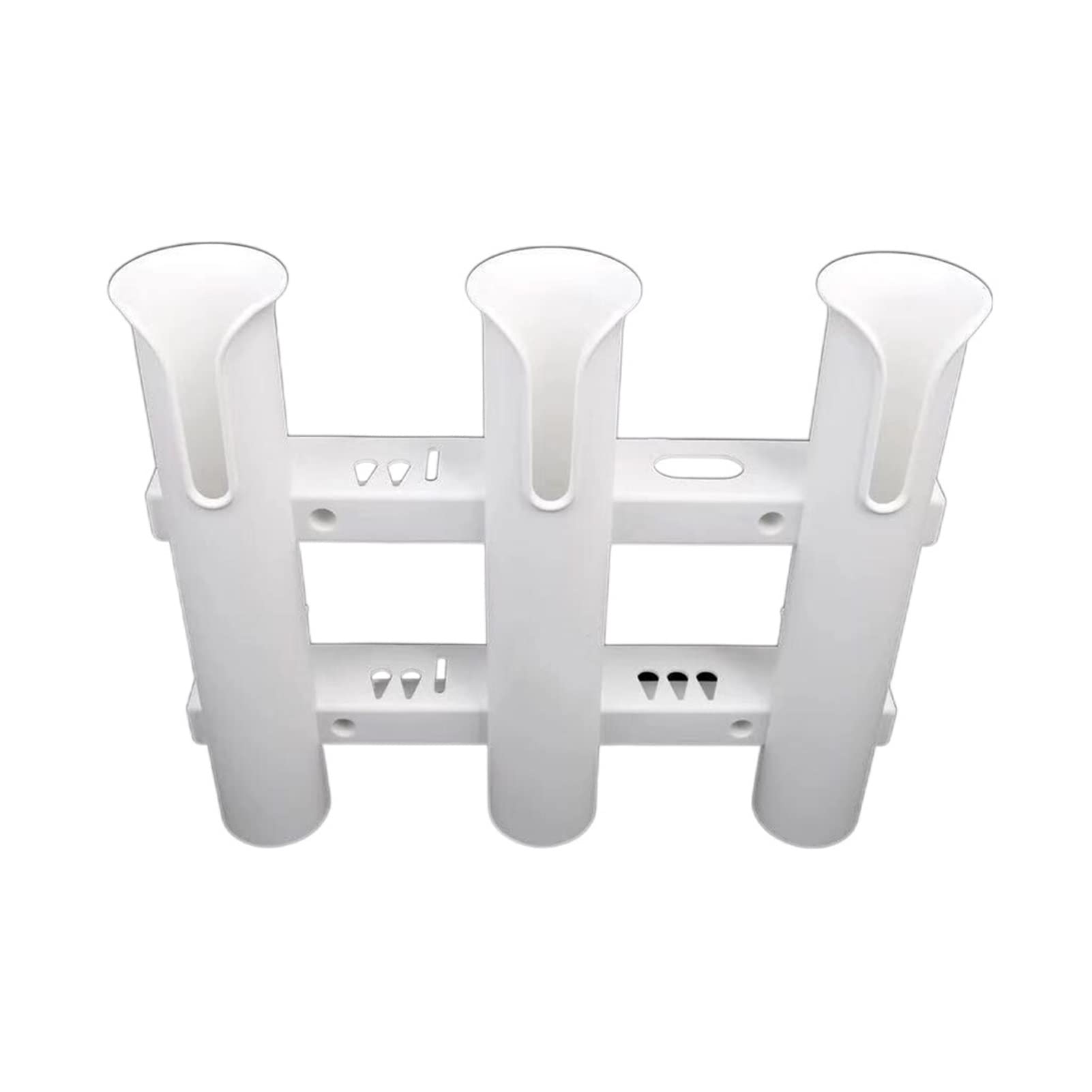 Portacanne da barca 3 Tubi Link Pesca Pesca Pesca Racks Portabicchieri Presa for barca Marine Box da pesca Kayak Boat Yacht(White)
