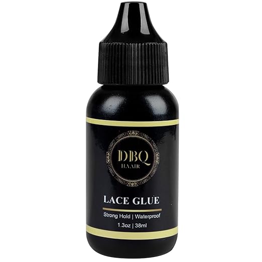 Waterproof Lace Glue for Wigs Strong Hold Glue for Wigs and Hair Systems - Invisible Bonding - Formulated for Oily Skin - Non Toxic - Humidity Resistant & Water- Resistant