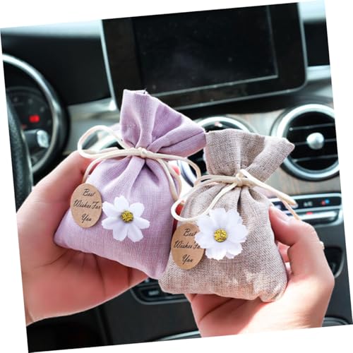 4 bolsas colgantes aromáticas OUNONA con fragancia limón miniatura 4