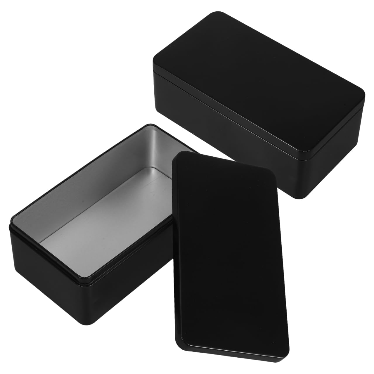 PRETYZOOM Weißblech-Aufbewahrungsboxen 2 Stück 7.09X3.86X2.56In Metall Aufbewahrungsbox Mit Dichtem Verschluss Für Tee Hochzeitssüßigkeiten Und Geld – Vielseitige Metallbox Für Küche Und Party