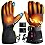 Kakashi Heated Gloves for Men Women, Upgraded 5000mAh Rechargeable Battery Electric Heated Ski Gloves Waterproof for Winter Outdoor Work Motorcycling Cycling Hiking Camping