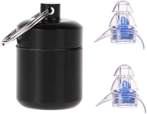 1 par de tapones para los oídos de alta fidelidad (5 generación) para músicos, conciertos, motocicletas, ruido