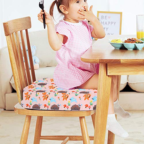TOYANDONA Toddler Comfy Chair Chair Increasing Cushion Baby Toddler Kids Infant Portable Detachable Washable Highchair Booster Cushion with Strap Assorted Color Portable Highchair - Image 2