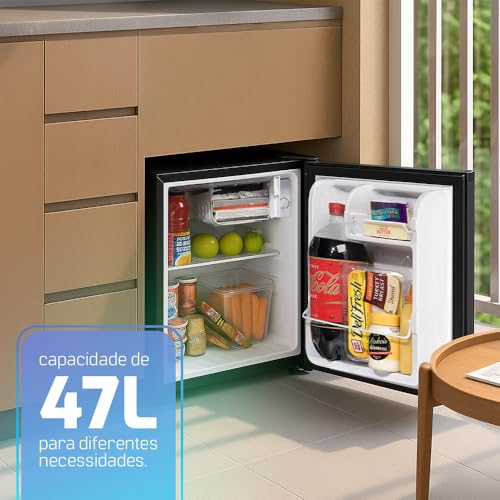 Frigobar Geladeira HQ 47 Litros Preto BC-47 (220V)