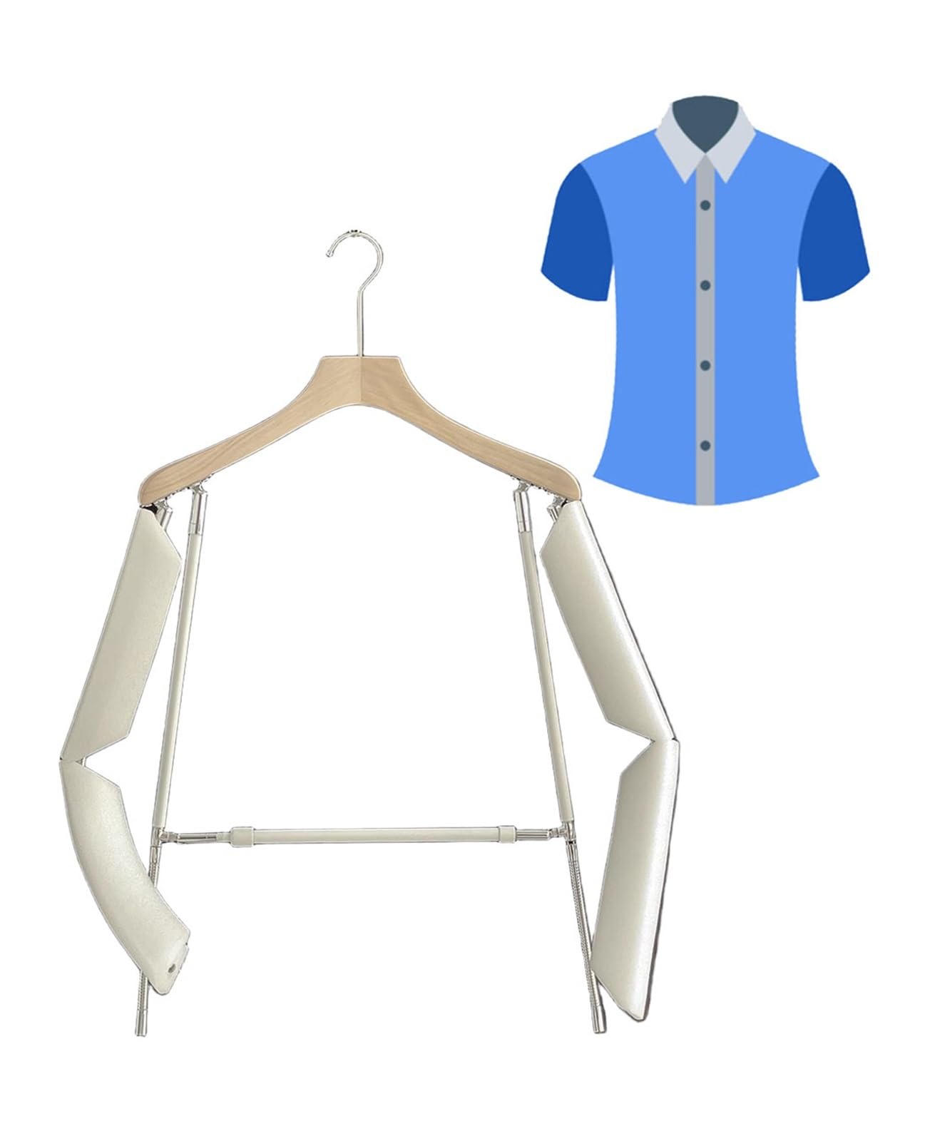 Maniquí para mostrar ropa con cintura ajustable y efecto invisible fotográfico