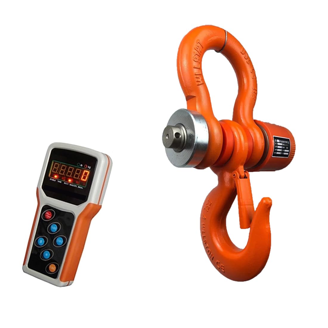 20000lb Heavy Duty Crane Scale Digital Industrial Hanging Scale with Wireless Indicator 20,000 LB