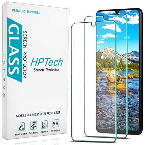 HPTech (2 Pack) Designed for Samsung Galaxy A42 5G Tempered Glass Screen Protector Anti Scratch Bubble Free