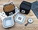 Mobile Dog Gear Small Collapsible Dog Water Bowls for Travel (Set of 2, 2 Cups Each) - Portable Foldable Bowl for Feeding Pets, Cats & Dogs - Easy to Clean Silicone Dish, Great for Camping & Traveling