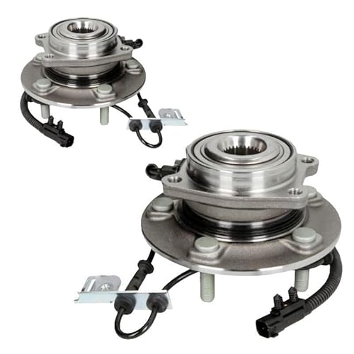 Front Hub Wheel Bearing Kit Compatible With Chrysler Grand Voyager Mk5 (Years 2007-2011) Pair With ABS
