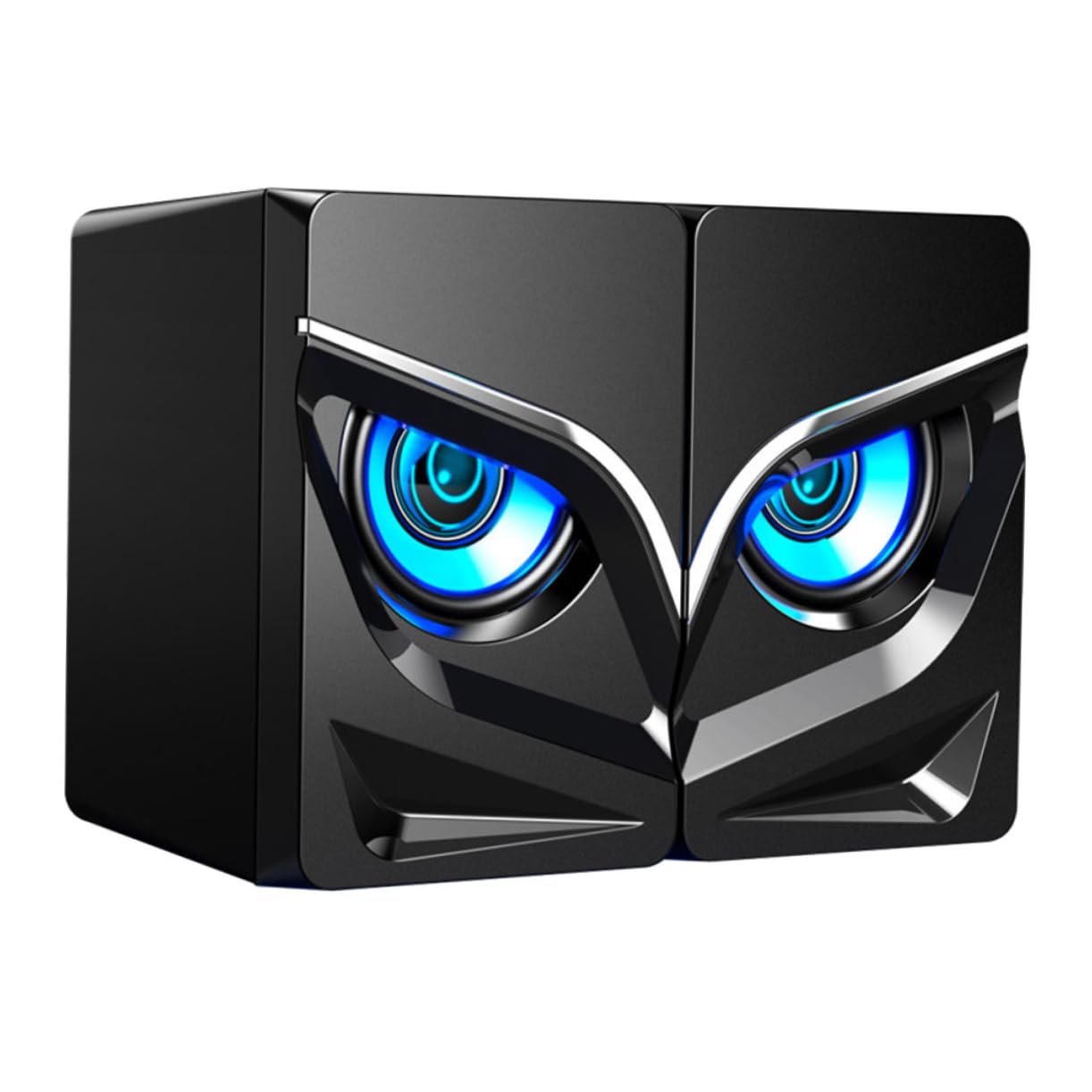 Altavoz de computadora para PC portátil Mikinona diseño compacto negro 8