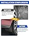 Autorder Mud Flaps Splash Guards for 2023-2025 2026 Honda Accord Accessories Mudflap Fender Flares Front and Rear Mud Guard Set 4Pcs