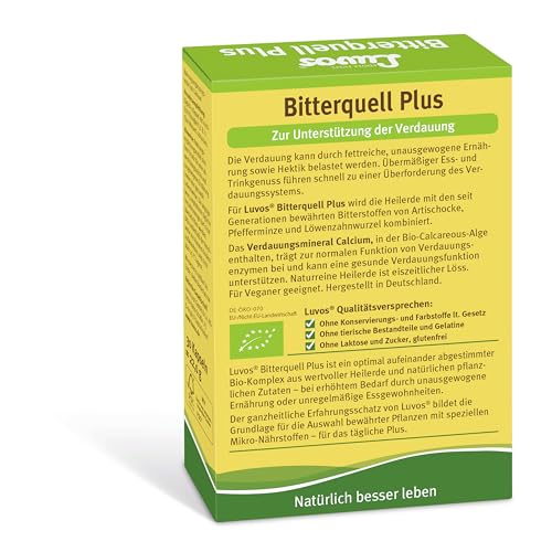 Luvos Heilerde Bitterquell Plus, 60 Kapseln zur Unterstützung der Verdauung
