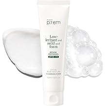 MAKE P:REM Safe Me. Relief Moisture Cleansing Foam, Delicate Eye-Friendly Face Wash for Sensitive Skin, pH Balanced Deep Pore Cleansing, Korean Skin Care, 5.07 Fl Oz, 150ml