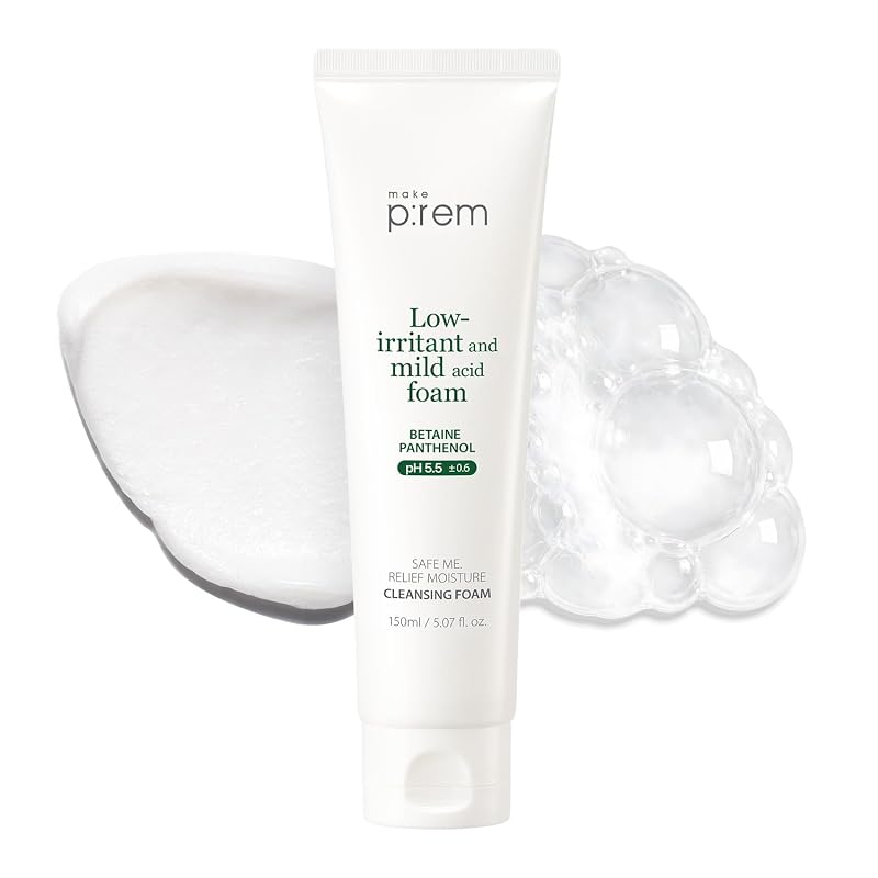 MAKE P:REM Safe Me. Espuma de Limpeza Moisture, 150 mL