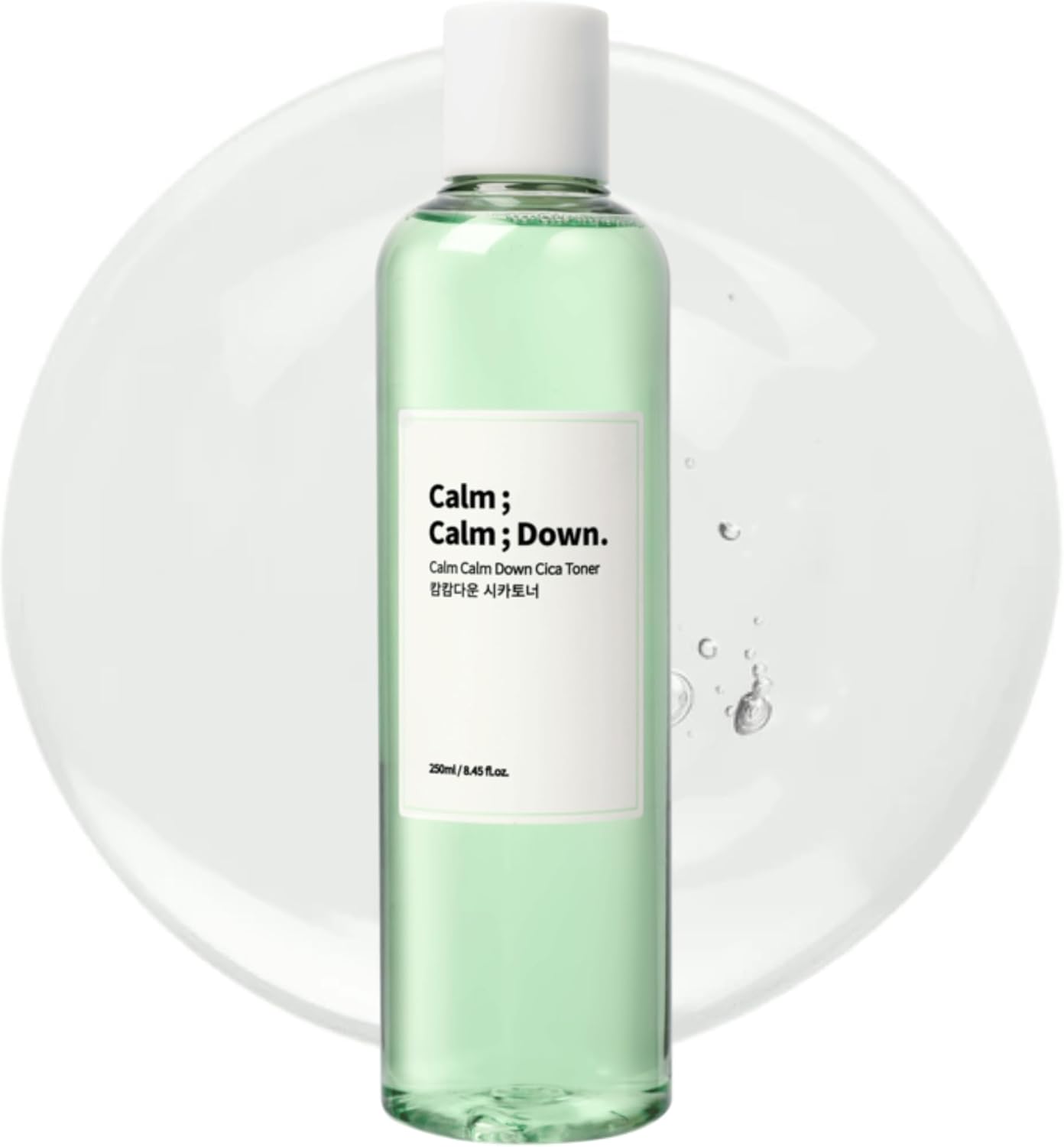 Calm Calm Down CICA Ampoule Toner – Daily Hydrating & Soothing Toner for Sensitive, Acne-Prone Skin with Centella & Madecassoside | Korean Skincare 8.45 fl.oz