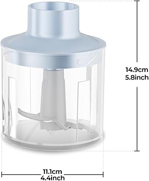 500ml Food Processor Attachment Compatible with ROUNY H2