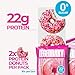 Legendary Foods High Protein Donut Bundle | Dipped Chocolate & Frosted Pink Sprinkle Variety Pack | 22g Protein, 0g Sugar, Low Carb Keto Friendly Snack (2 Flavors)