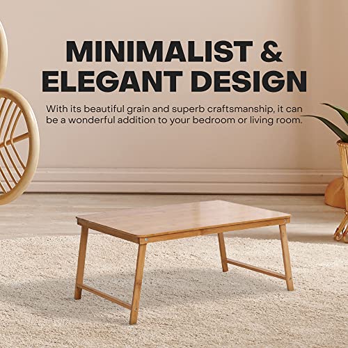 Tray Table For Bed Or Chair To Eat| Lap Desk With Legs | Low Table For Sitting On The Floor | Folding Table #TOP2