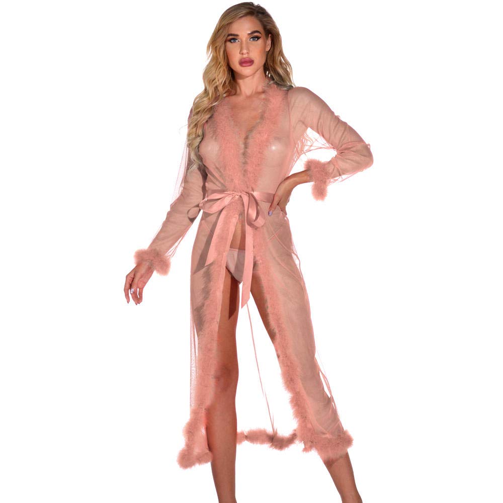 Abito Lungo in Pizzo Sexy da Donna