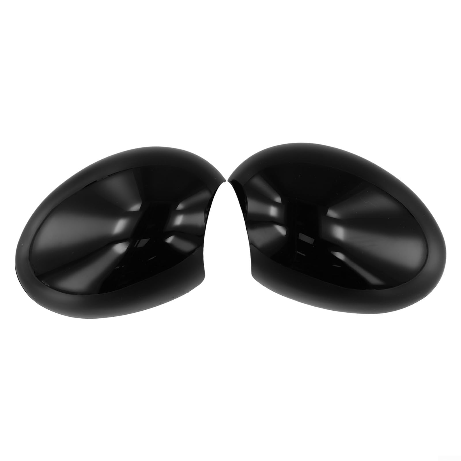 Błyszcząca czarna osłona lusterka do Mini F54 F55 F56 | Pasuje do modelu R55-R61 2007-2014, precyzyjny OEM, błyszczące czarne wykończenie, trwały materiał ABS