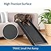 TRIXIE 39-in Pet Ramp, Portable Dog Ramp for Small Cars and Furniture, Non-Skid Surface, Black