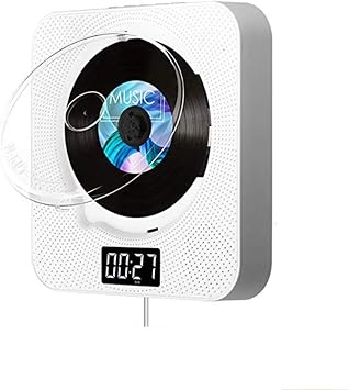 Portable DVD CD Player, Wall Mount CD Player, Home Music DVD Player, Support TV AV Output, Perfect for Home Relaxing and Driving