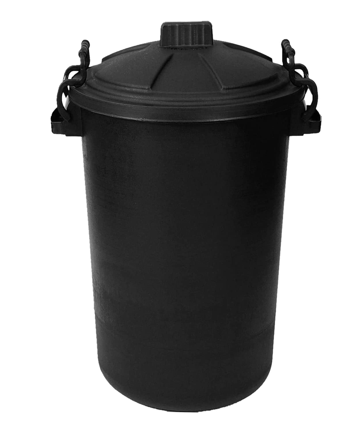 JMS we create smile 50L,80L Plastic Dustbin - Outdoor - Horses - Recycle - Waste - Rubbish Sale (Black, 80 Litre)