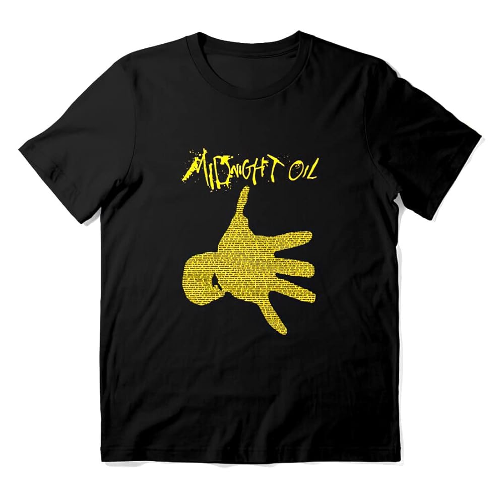Midnight Oil Tシャツ XL Amazon.com: Men's Women's Shirt Midnight Oil Colour T-Shirt