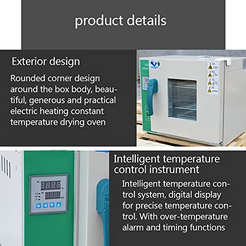 Kleiner horizontaler Trockenofen mit intelligenter Temperaturregelung, Timing- und Alarmfunktion zum effizienten Trocknen von pulverförmigen Materialien