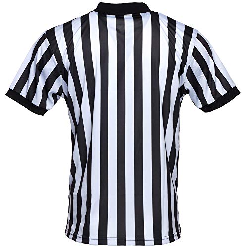 Murray Sporting Goods Collared Referee Shirt | Men’s Official Short Sleeve Pro-Style Collar Officiating Referee Shirt For Football, Basketball, Wrestling & Volleyball (Small) #TOP2