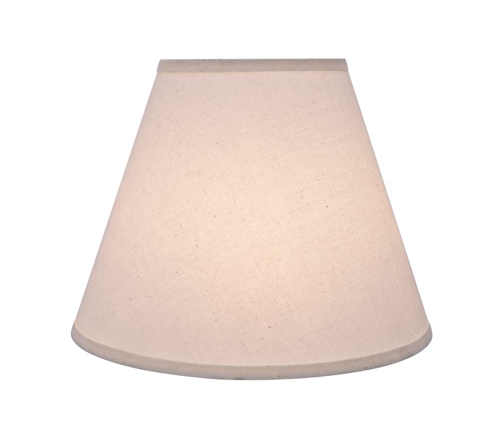 Abat-jour Rigide Aspen Creative 32292A – Gris Texturé – 35,6 Cm – Montage Araignée – Pour Lampe De Table