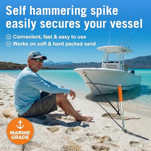 Sand Anchor Spike for Boats Up to 22 Ft, Shallow Water Anchor for Beaches - image 6
