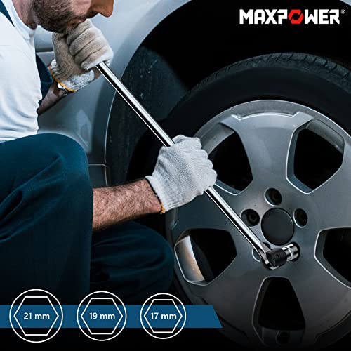 Barre de force 1/2 poignee 450 mm pour débloquer les écrous grippés