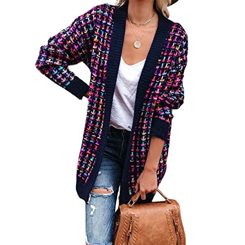 HEYPORK Damen Herbst Winter Warm Bequem Pullover Casual Mode Strickjacke...