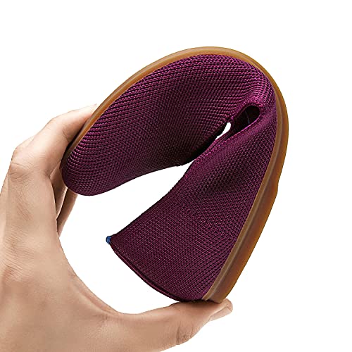 Image of Women's Ballet Flat Dressy Casual Knit Shoes Round Toe Women Mesh Flats