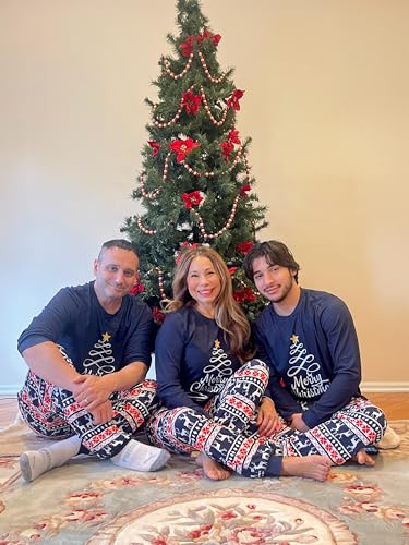 MISSKY Christmas Pajamas for Family Christmas Pjs Matching Sets for Adults Kids Holiday Xmas Sleepwear Set2