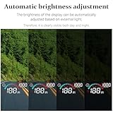 AMHVMU M22 Heads Up Display Car,Digital Speedometer Car MPH Windscreen Projector Display White Font,GPS Car Speedometer USB Suitable for all Vehicle Models Plug and Play - Image 6