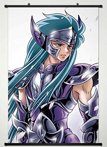 Póster de pared con desplazamiento de pared, pintura de tela para anime Saint Seiya Camus 218 L